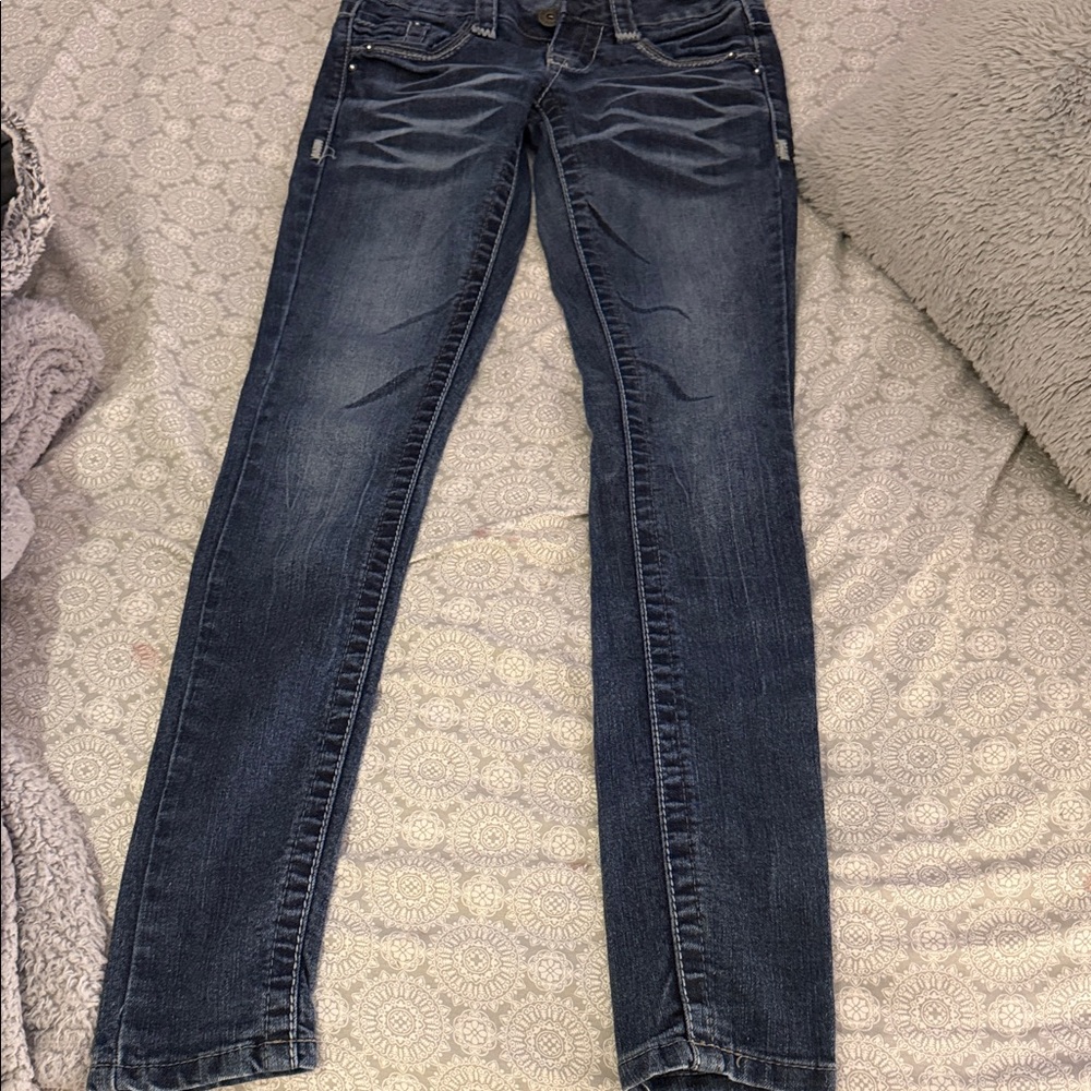 Wallflower Dark Indigo Skinny Jeans for Women